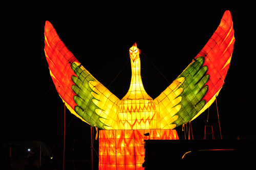 2011きほく燈籠祭-大燈籠「火の鳥」